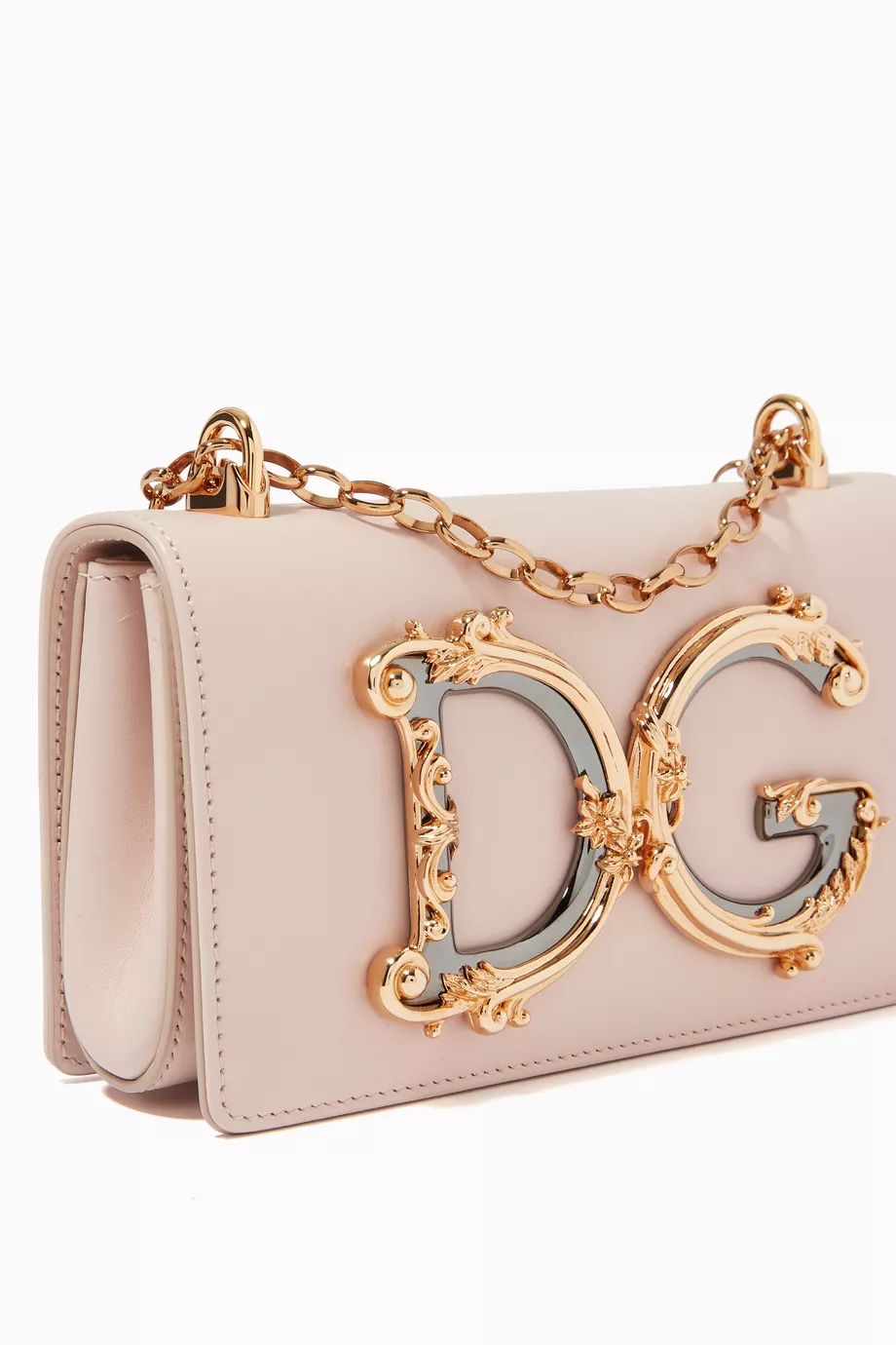 Dg girls phone on sale bag in plain calfskin