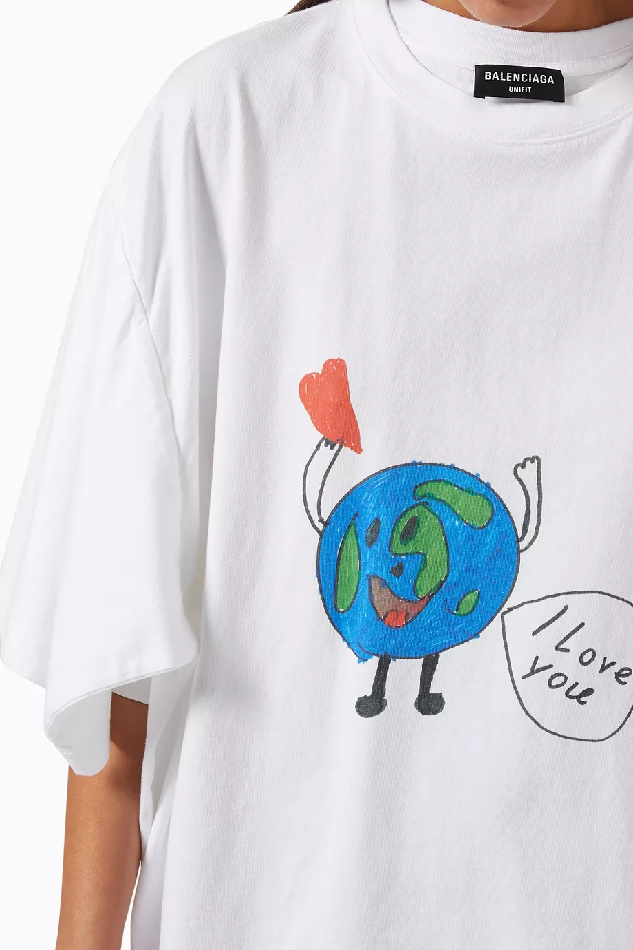 balenciaga earth t shirt
