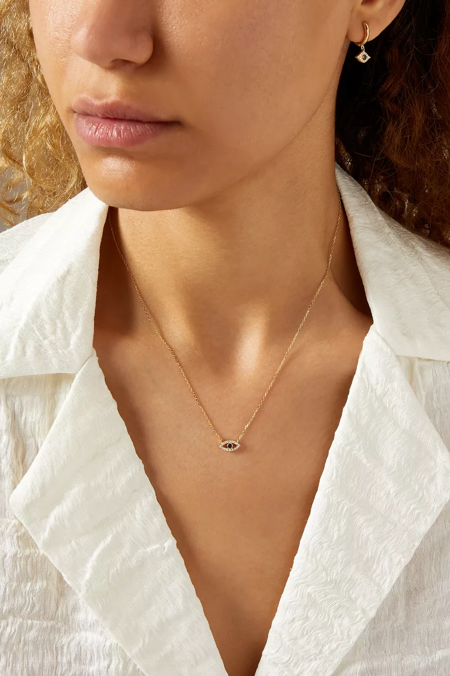 Cartier evil eye top necklace