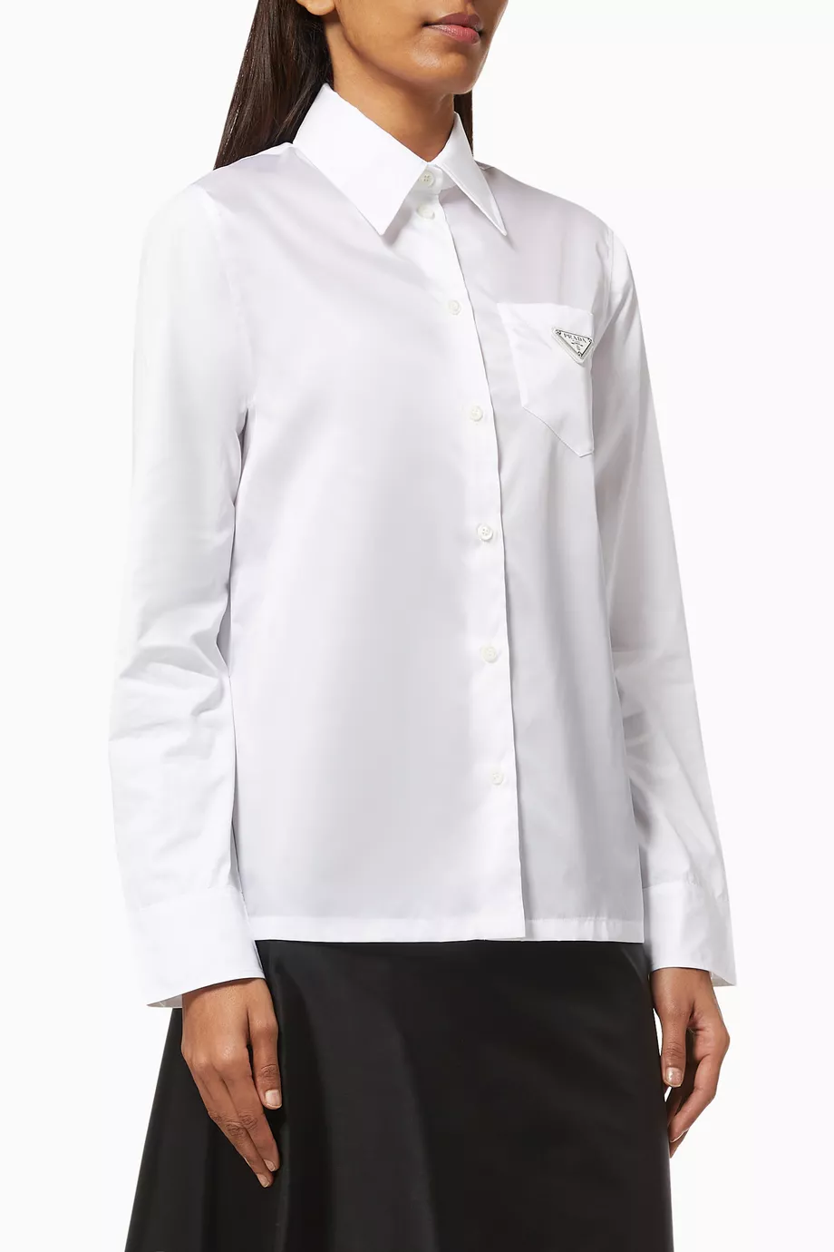 Prada white top shirt women