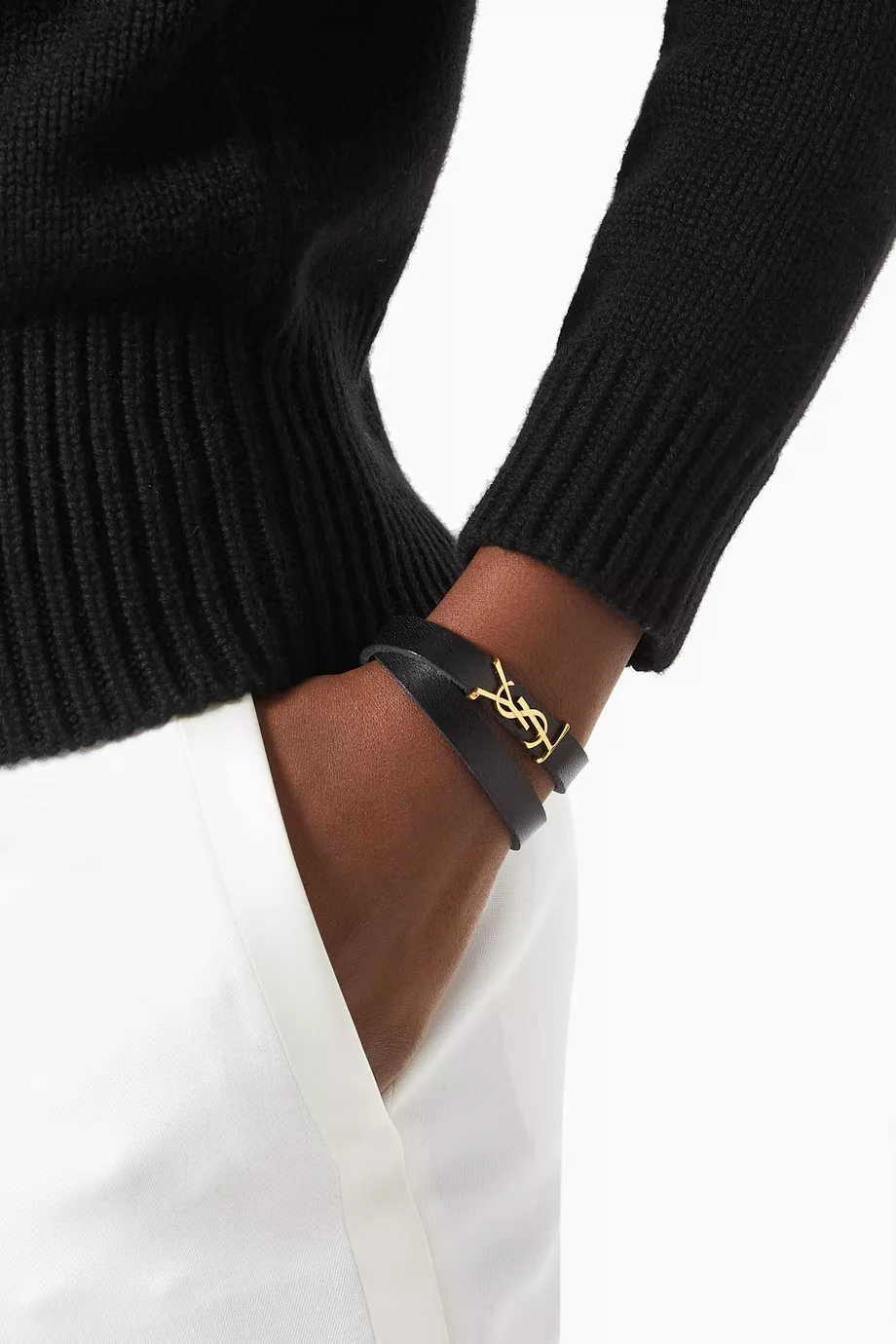Ysl double sale wrap bracelet