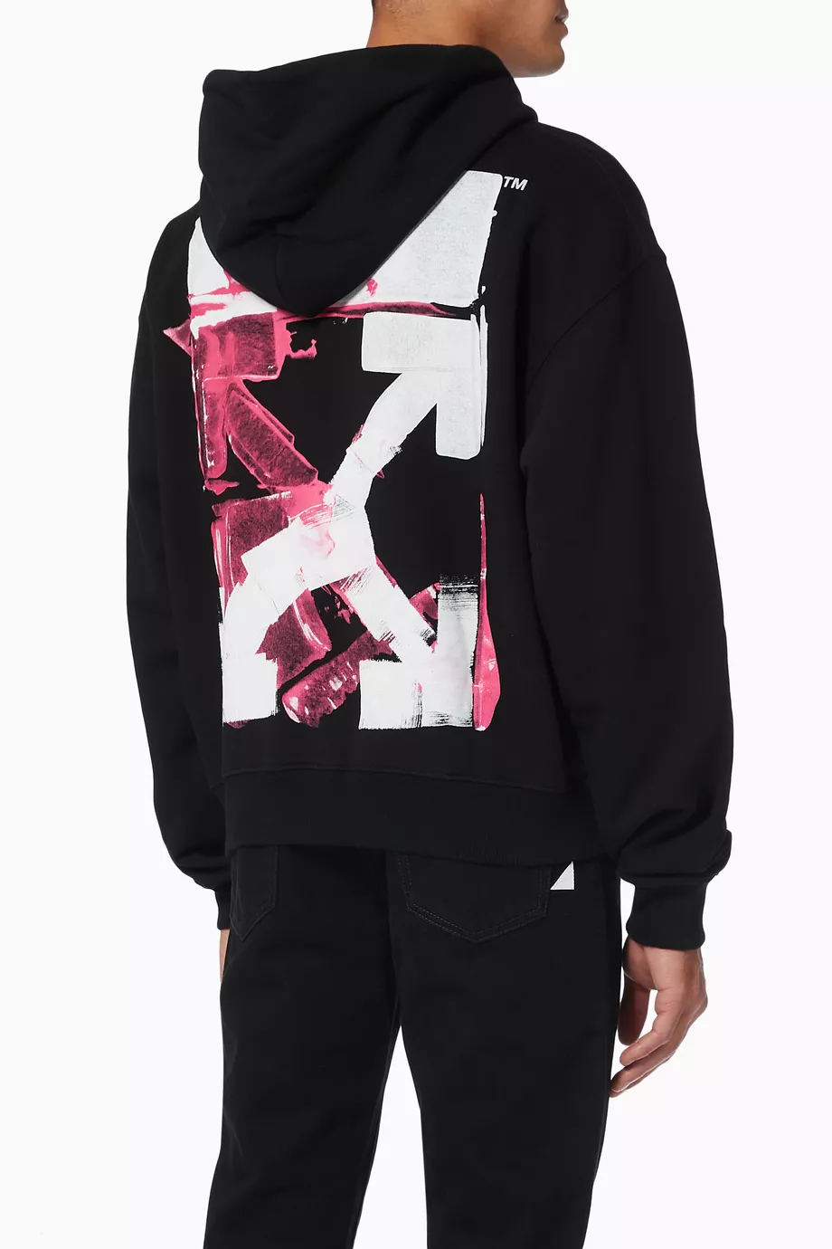 Off white global warming hoodie pink top