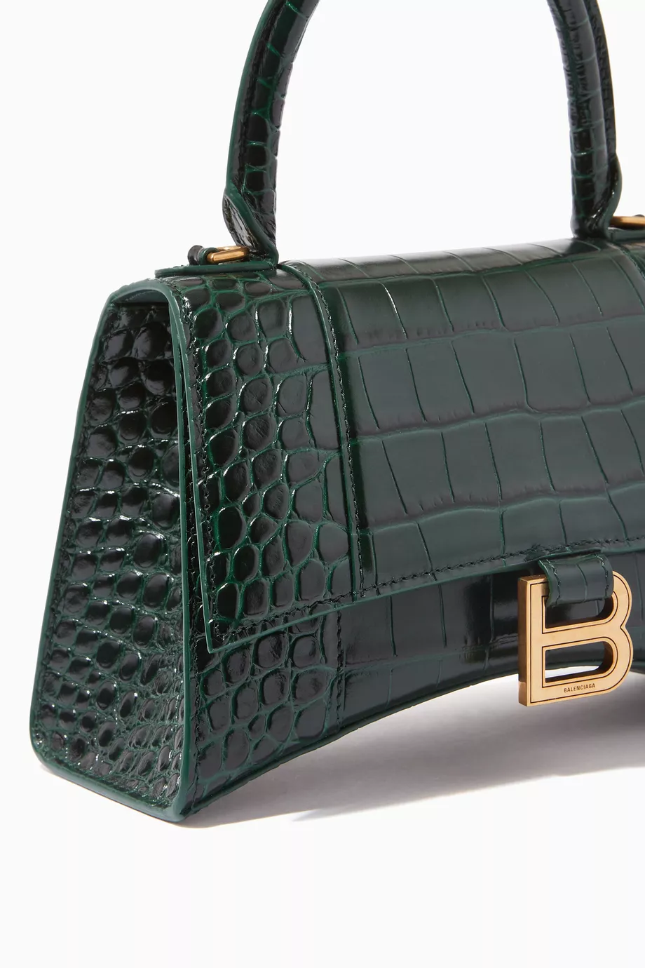 Balenciaga green deals hourglass bag