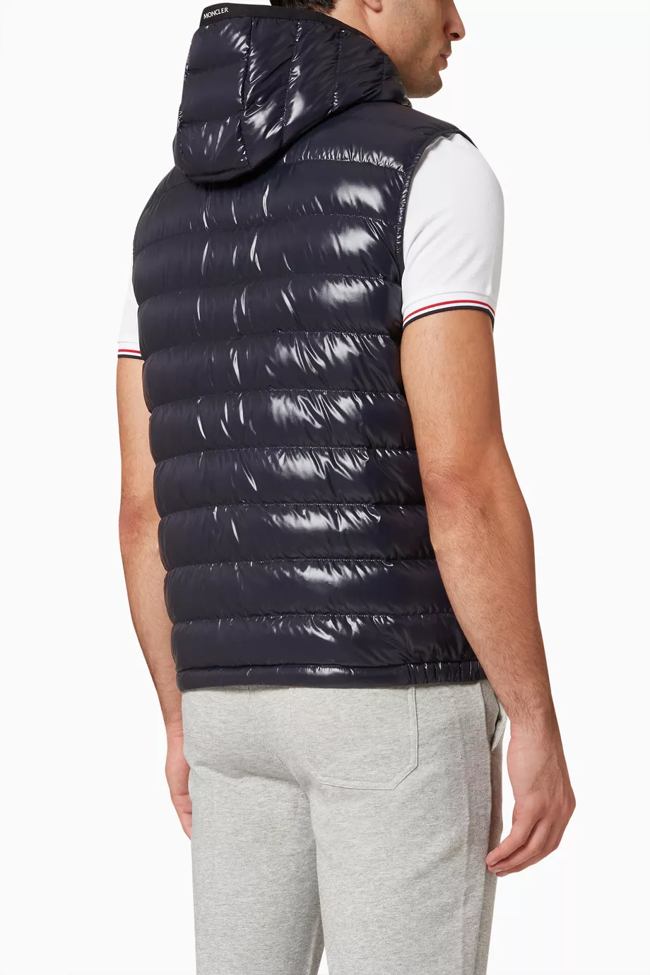 Buy Moncler Blue Ragot Padded Vest in Nylon for Men in Saudi Ounass