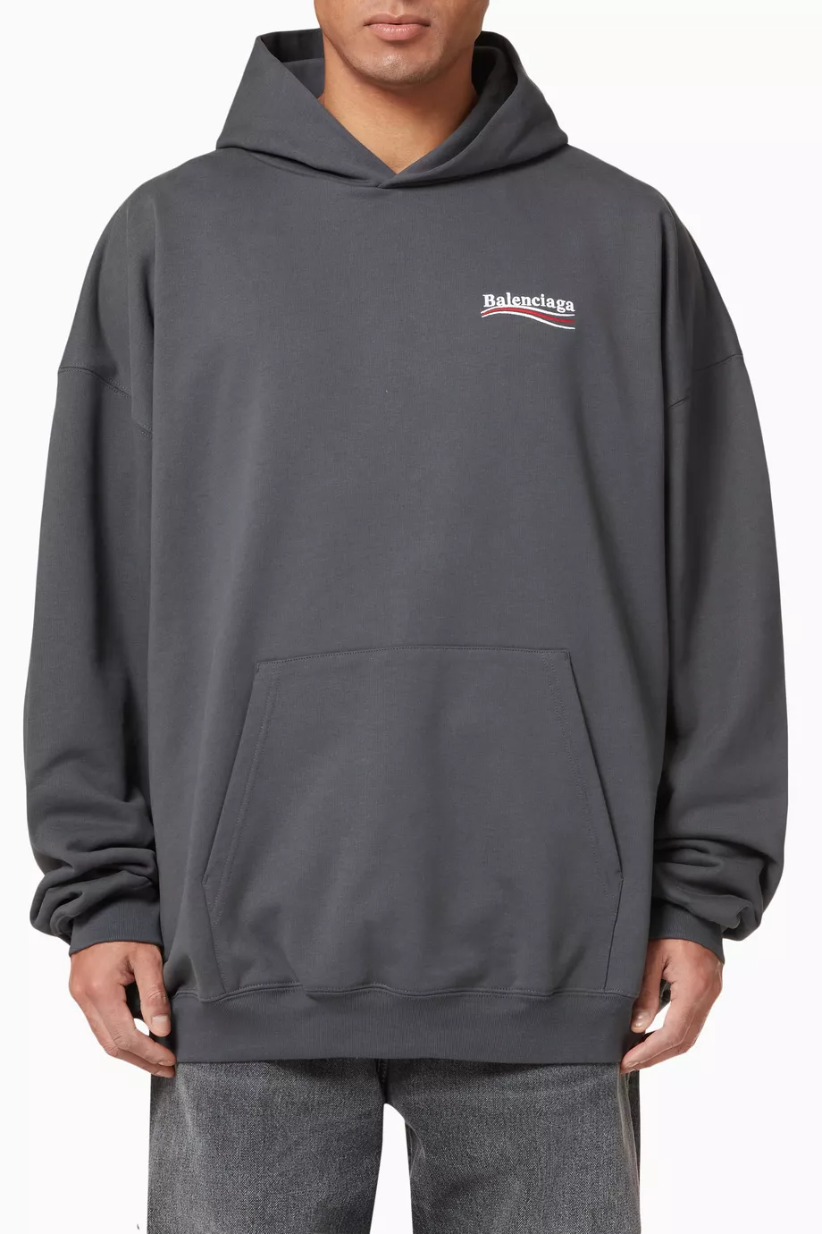 Balenciaga campaign shop hoodie grey