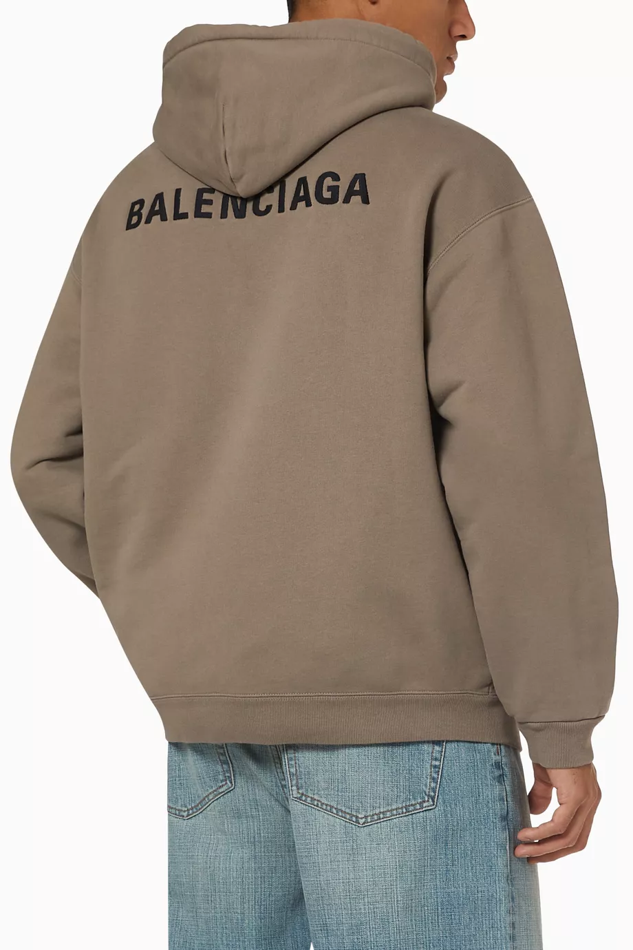 Balenciaga hot sale hoodie brown