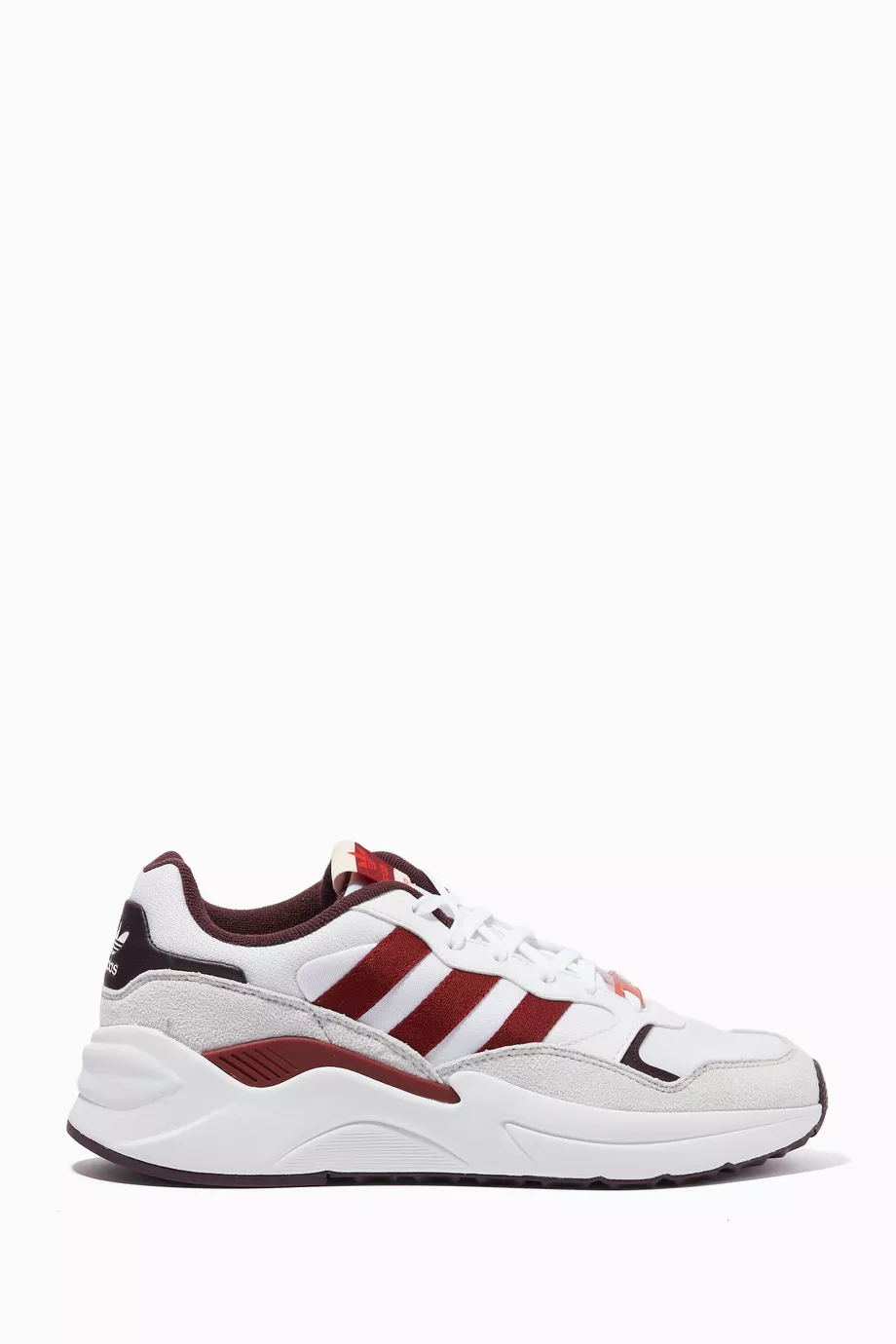 Buy adidas Burgundy Retropy Adisuper Vegan Low top Sneakers in