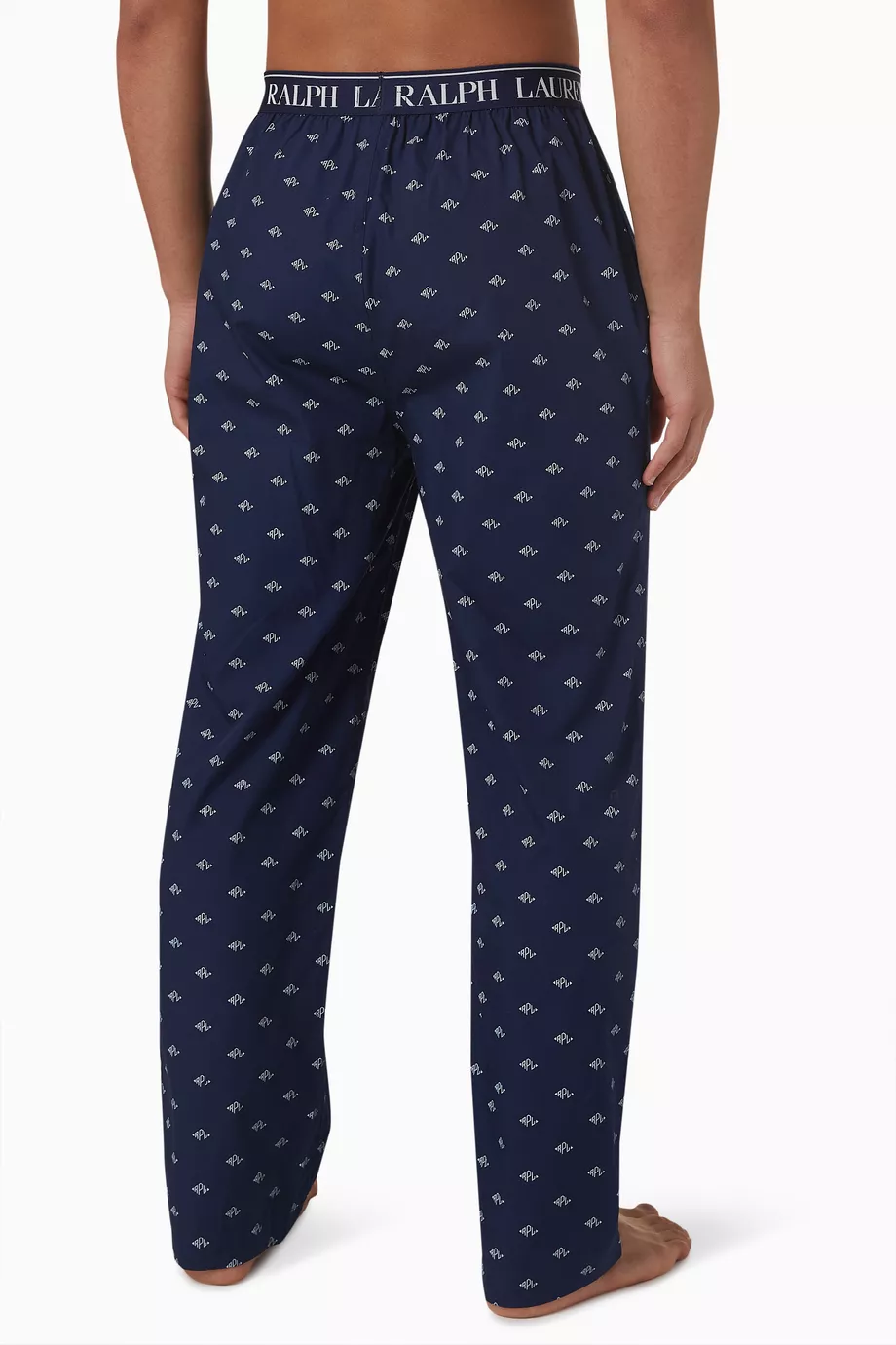 Buy Polo Ralph Lauren Blue Pyjama Pants in Cotton for Men in Saudi