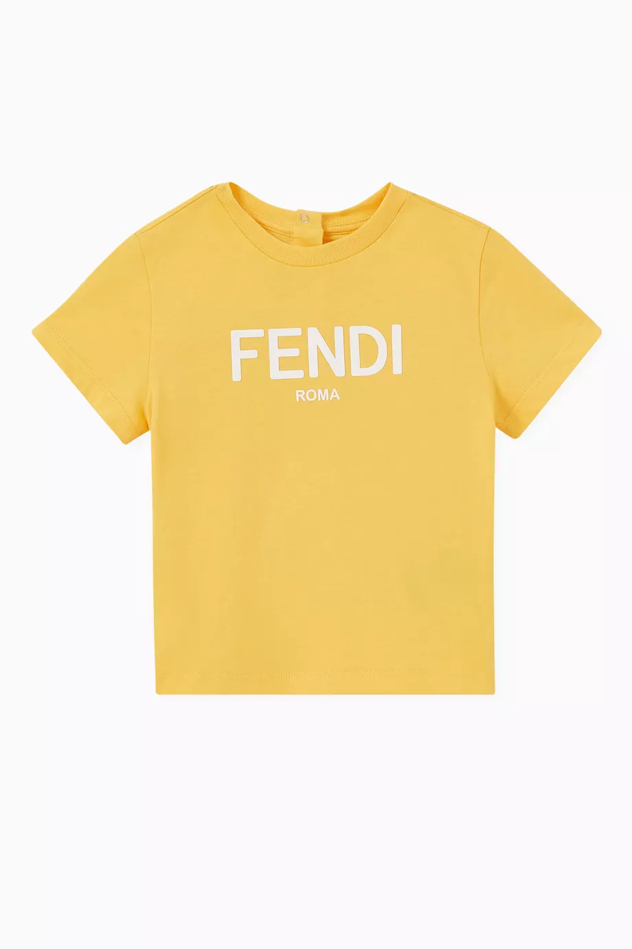 Yellow fendi best sale shirt