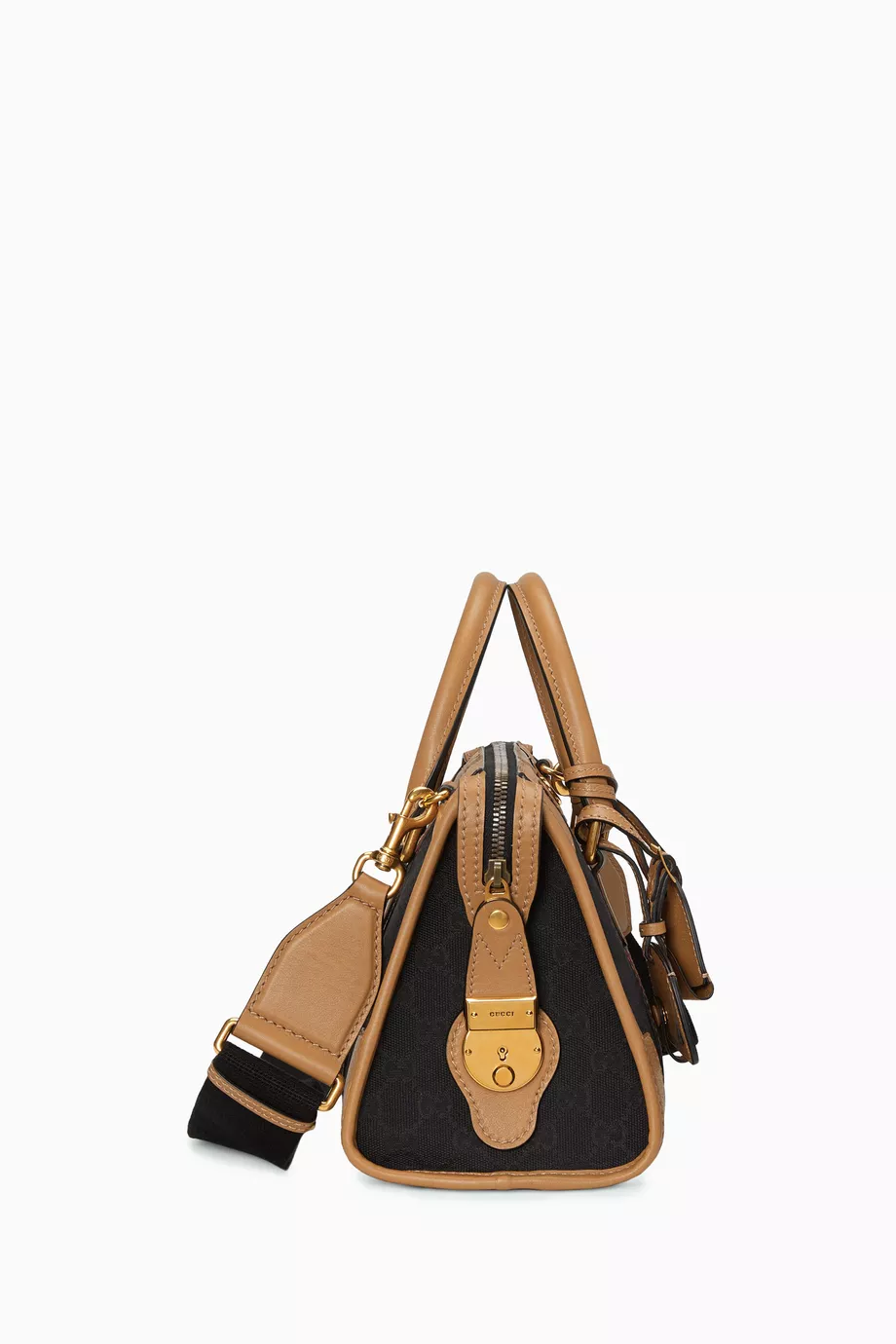Buy Gucci Neutral Bauletto Small Tote Bag in GG Original canvas