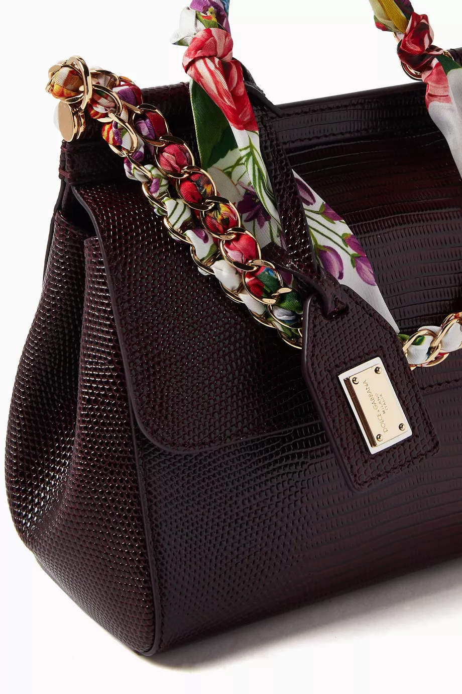 OUNASS - The Dolce Gabbana floral printed Miss Sicily Bag