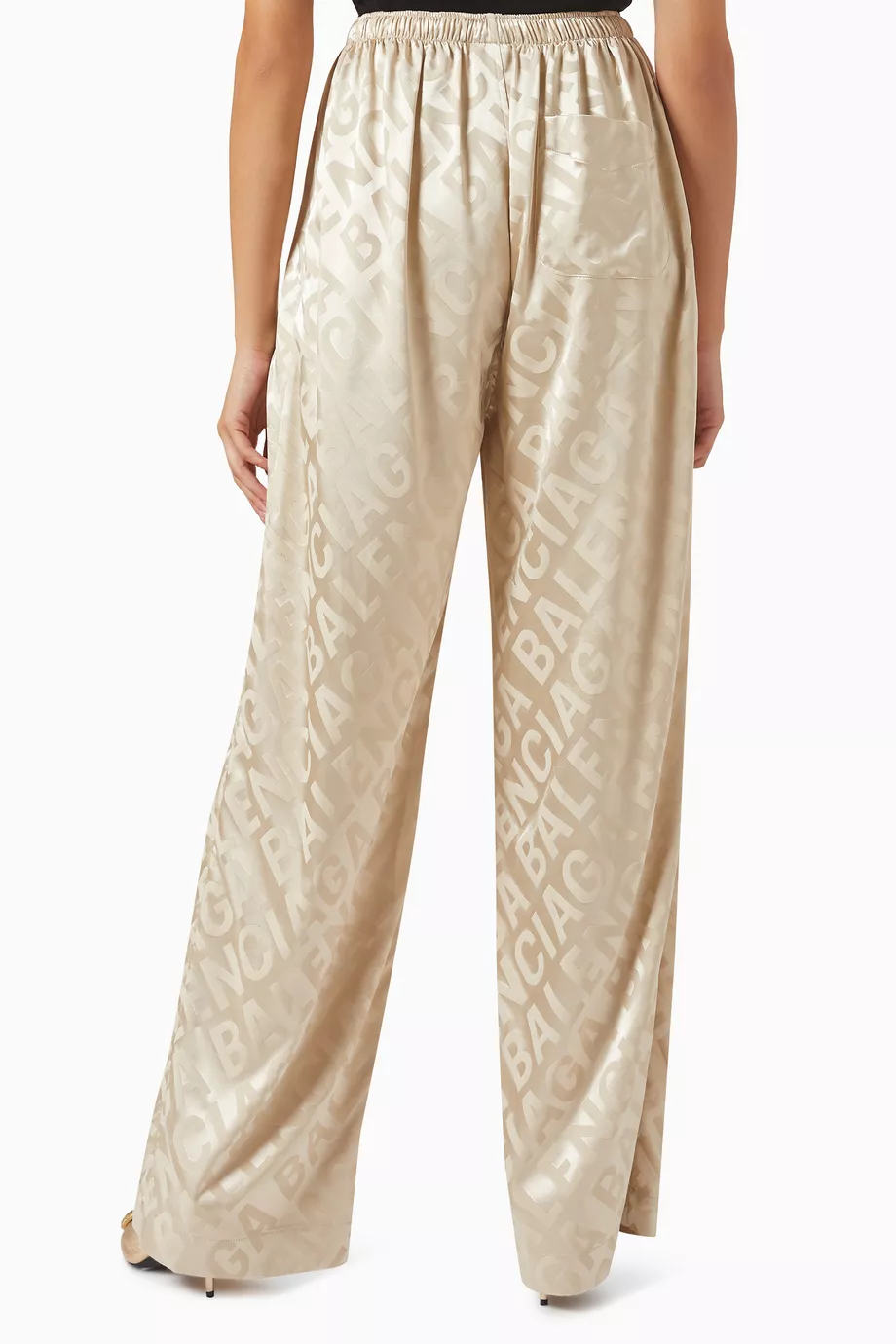 Balenciaga pants cheap womens gold