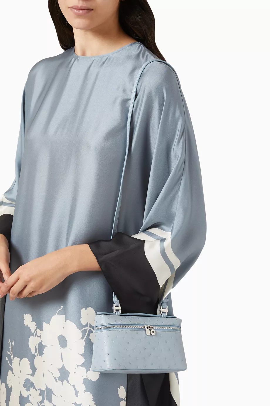 ❌SOLD OUT❌ Loro Piana Women's Blue Ostrich Extra Pocket L19 Bag 📍Dilara  Aliyeva 190 (Af mall-ın arxası) 📱WP +994504344030