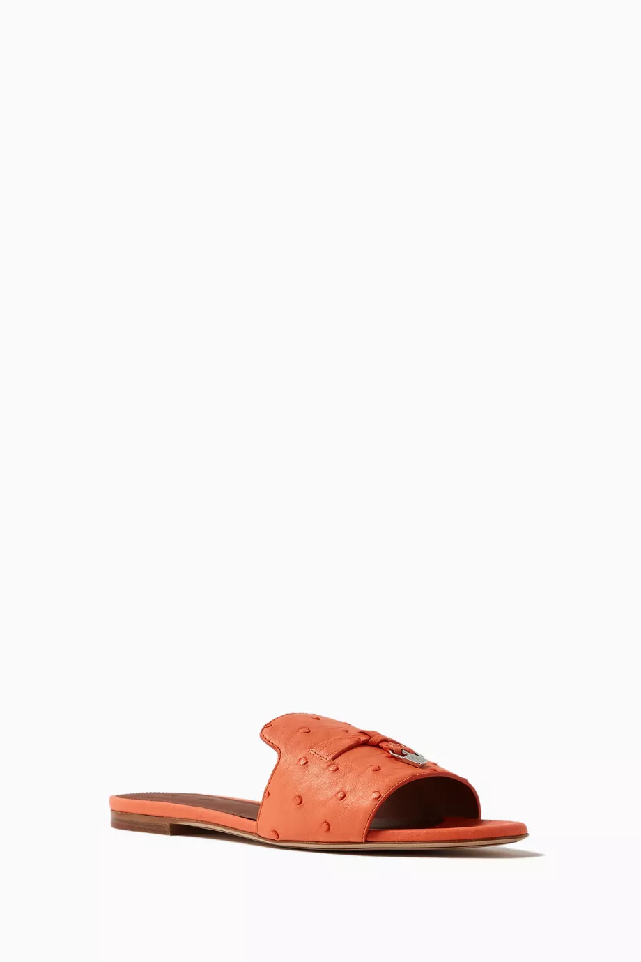 Hermes ostrich slippers sales