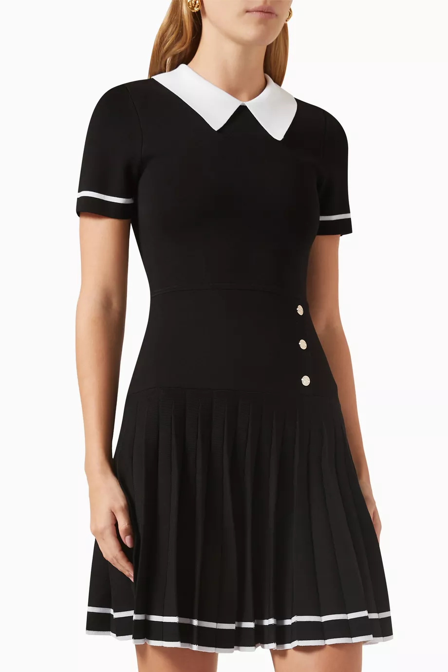Sandro knit polo dress discount