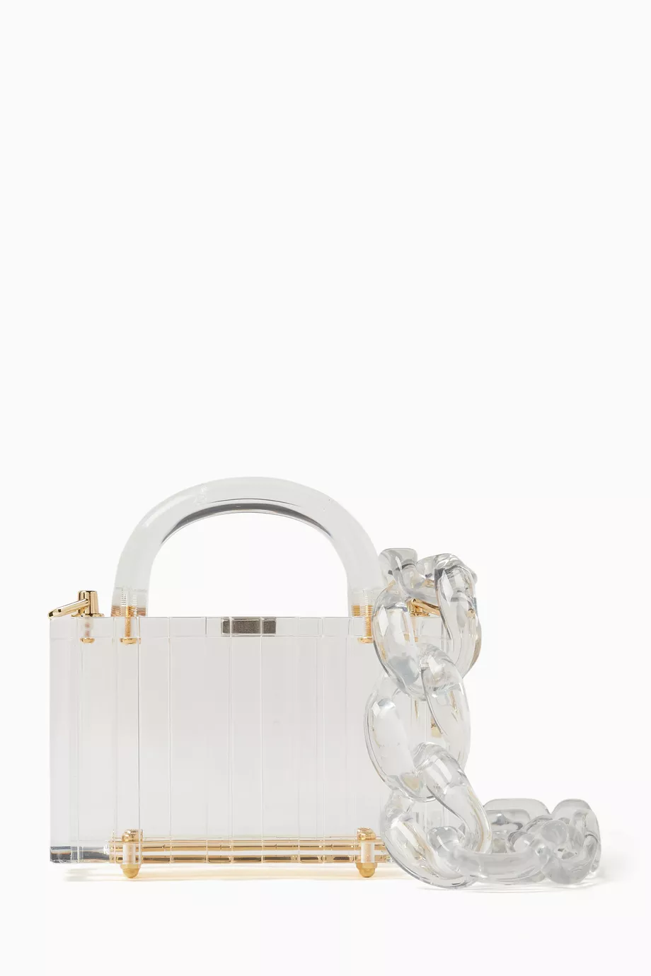 Mini new arrivals perspex bag