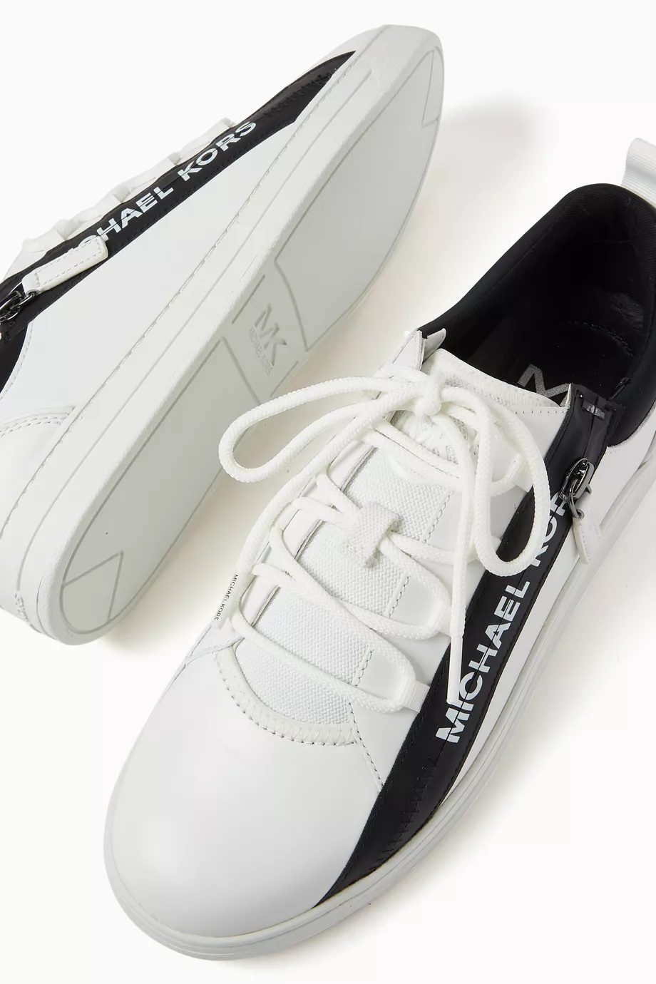 Michael kors sneakers mens silver discount