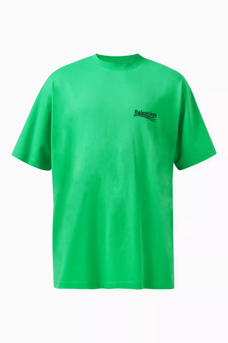Balenciaga green shirt hotsell