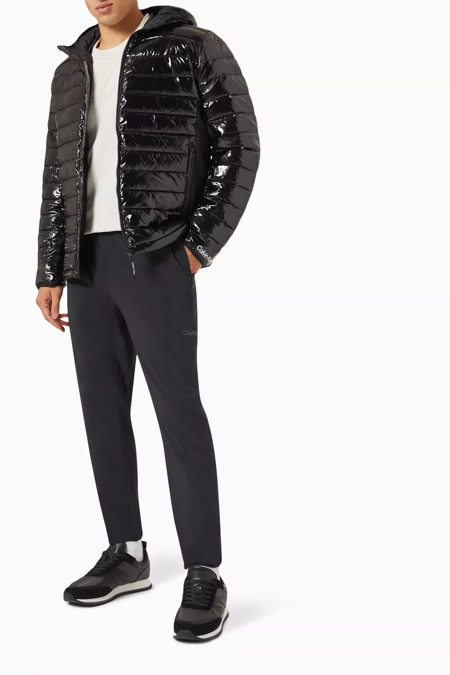 Calvin klein mid deals weight down nylon