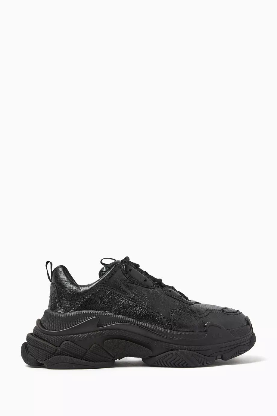 Fake black balenciaga triple s top