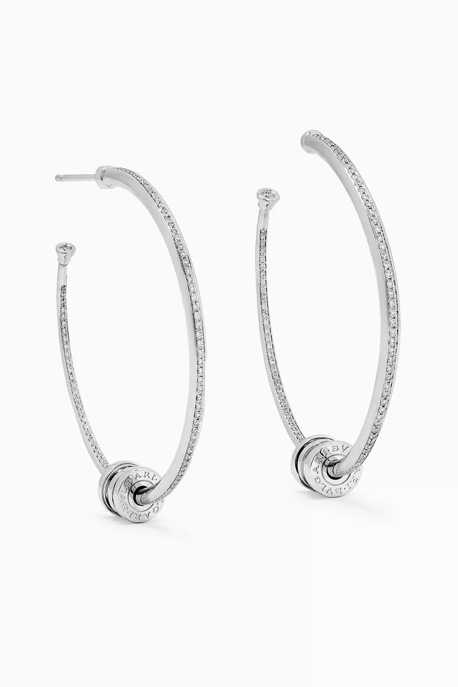Bvlgari top earrings hoops