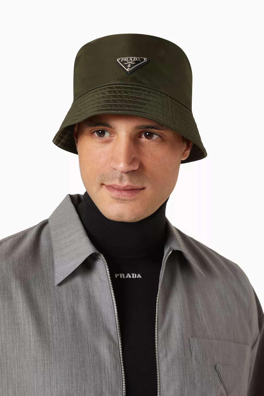 Prada bucket hat shop green
