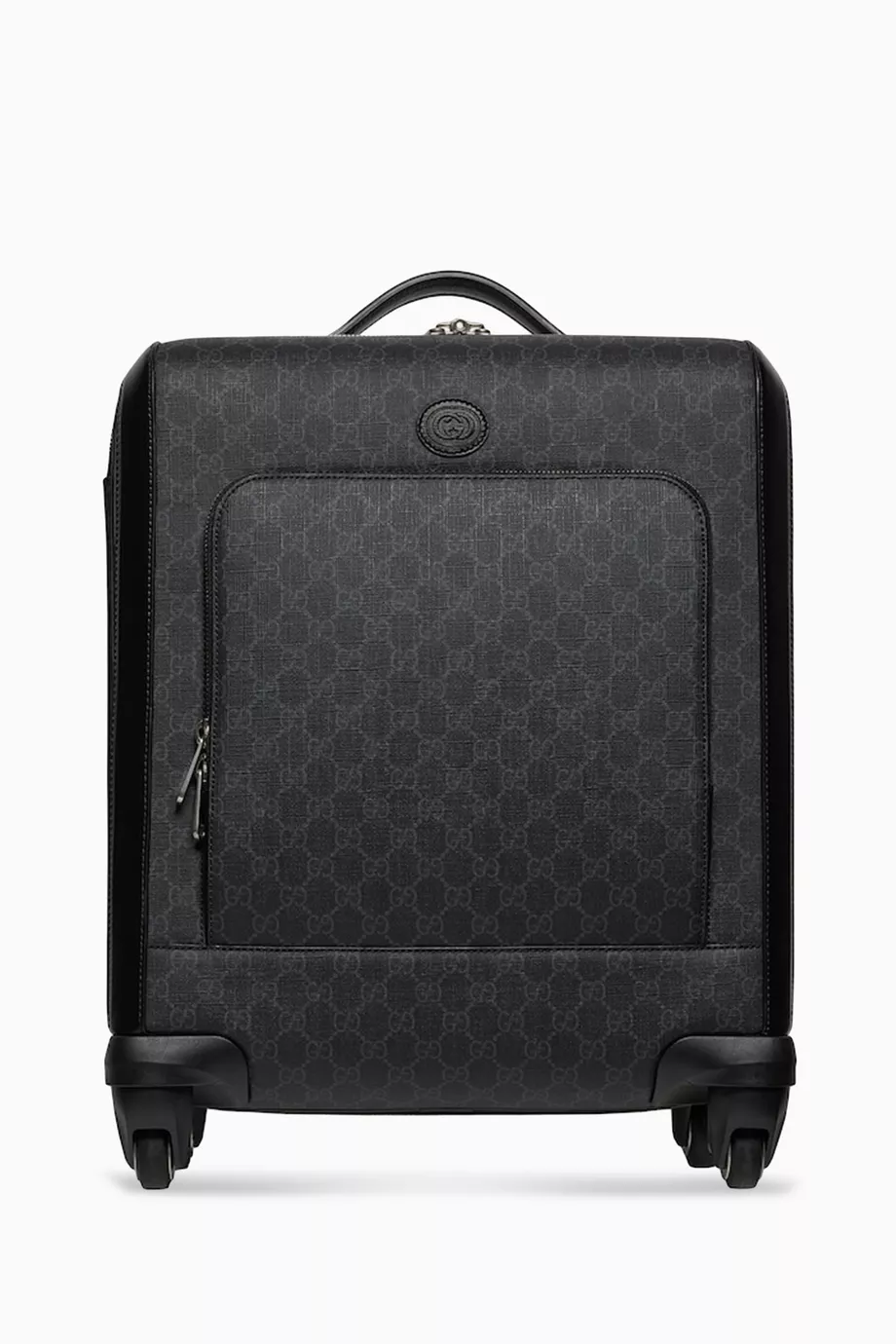 Buy Gucci Black Small Cabin Trolley Bag in GG Supreme Canvas