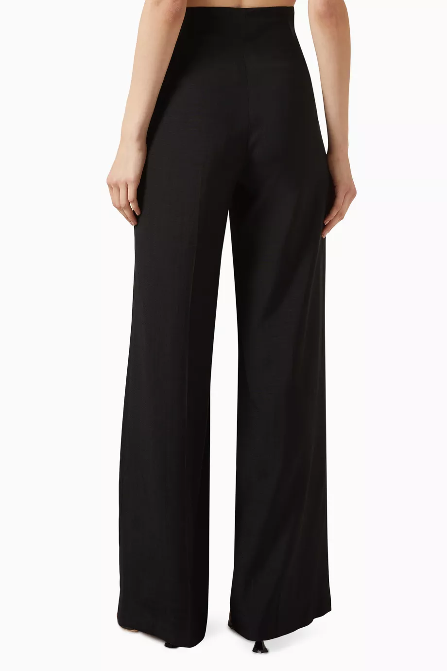 pants for women High Waist Wide Leg Pants (Color : Black, Size : S) : Buy  Online at Best Price in KSA - Souq is now : Fashion