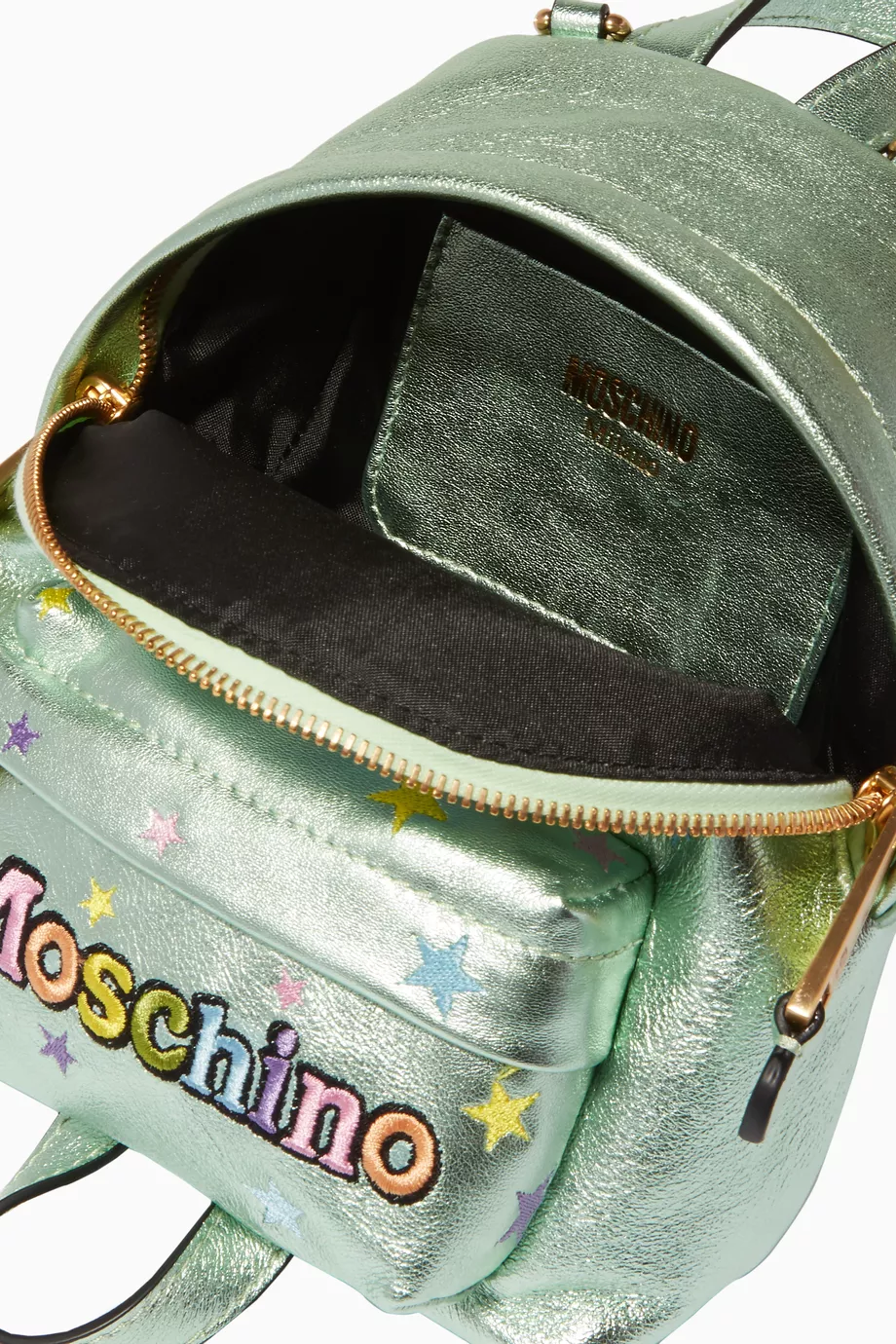 Buy Moschino Green Metallic Green Mini My Little Pony Backpack For Women Online Ounass Saudi