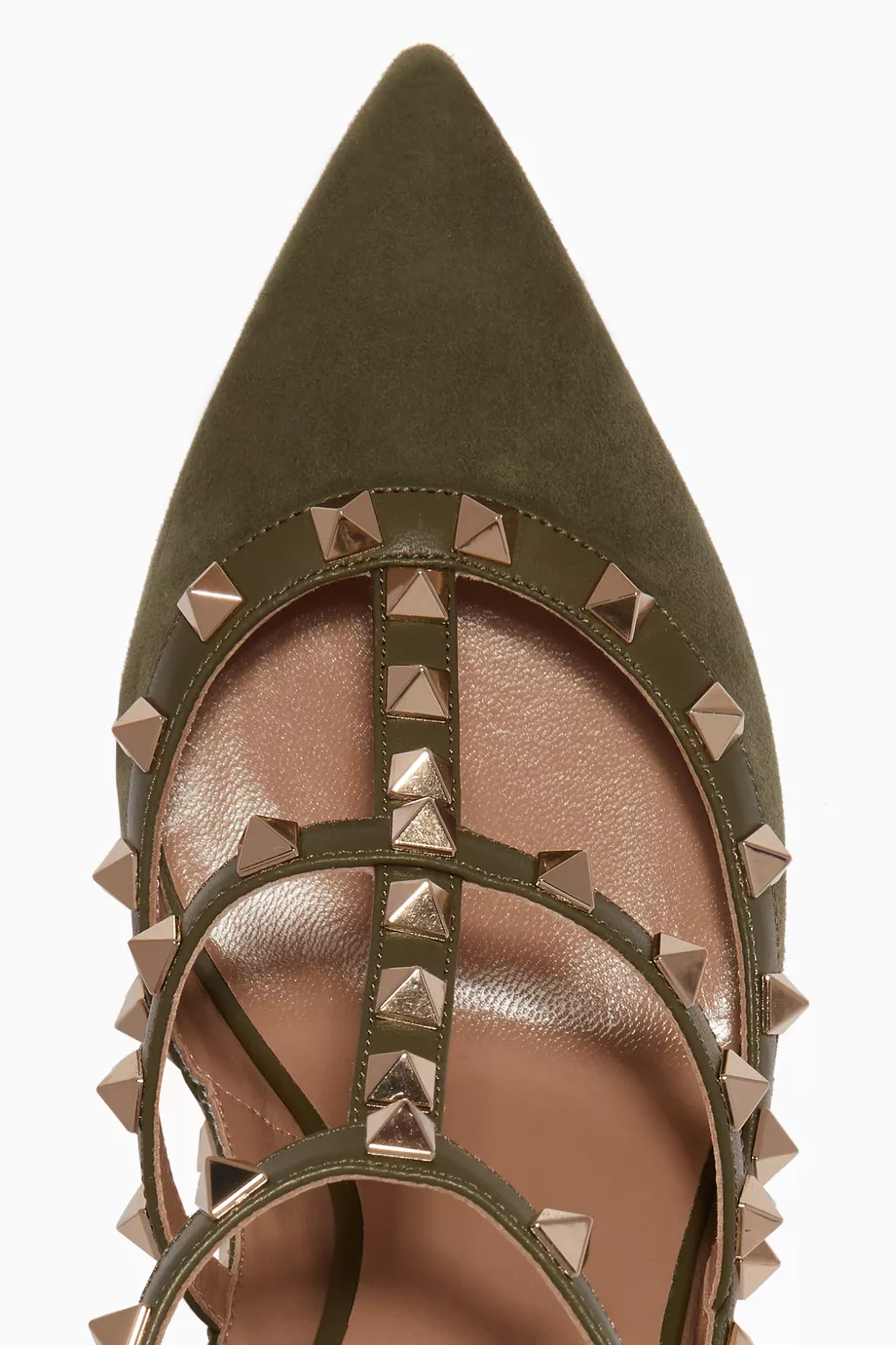 Valentino suede rockstud pumps best sale
