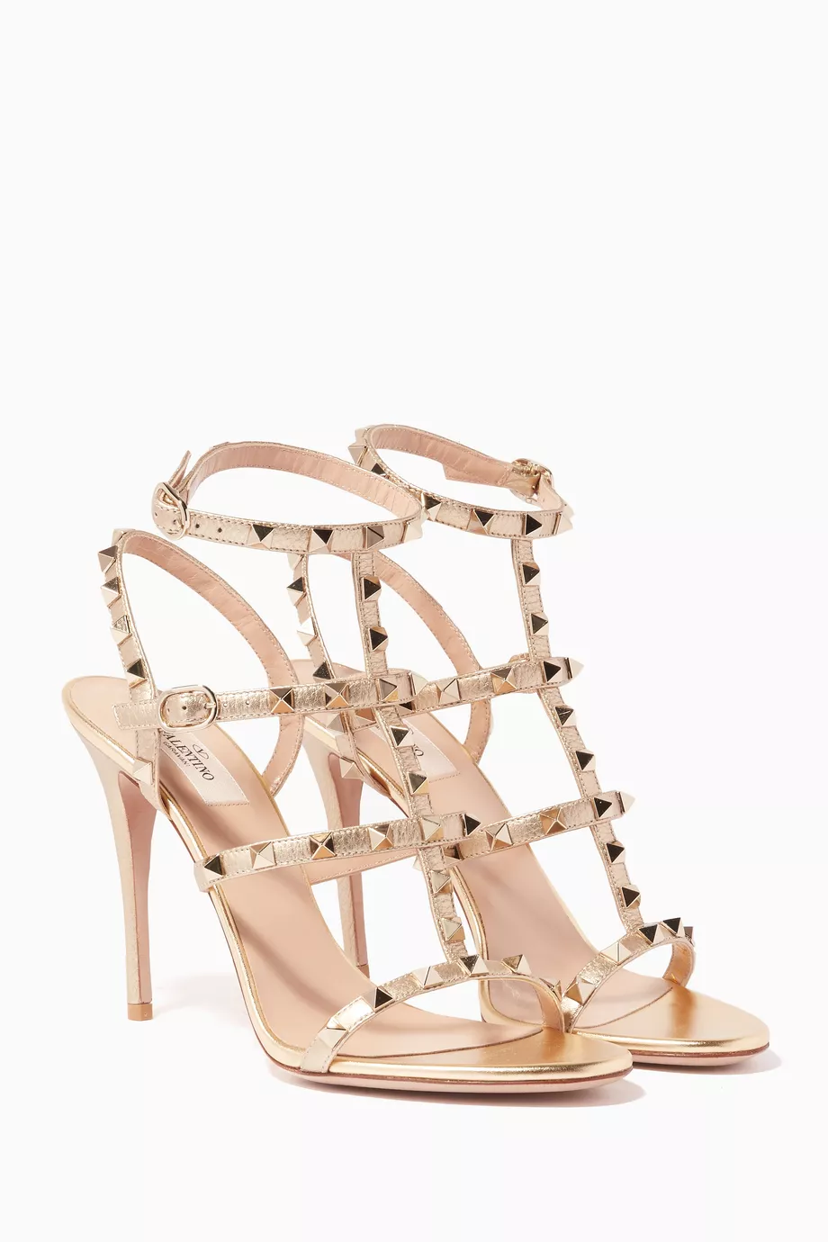 Valentino rockstud high heel sandals top