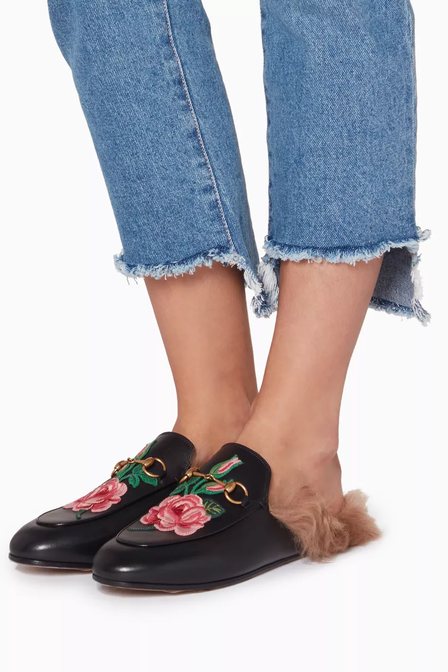 Gucci rose loafers on sale