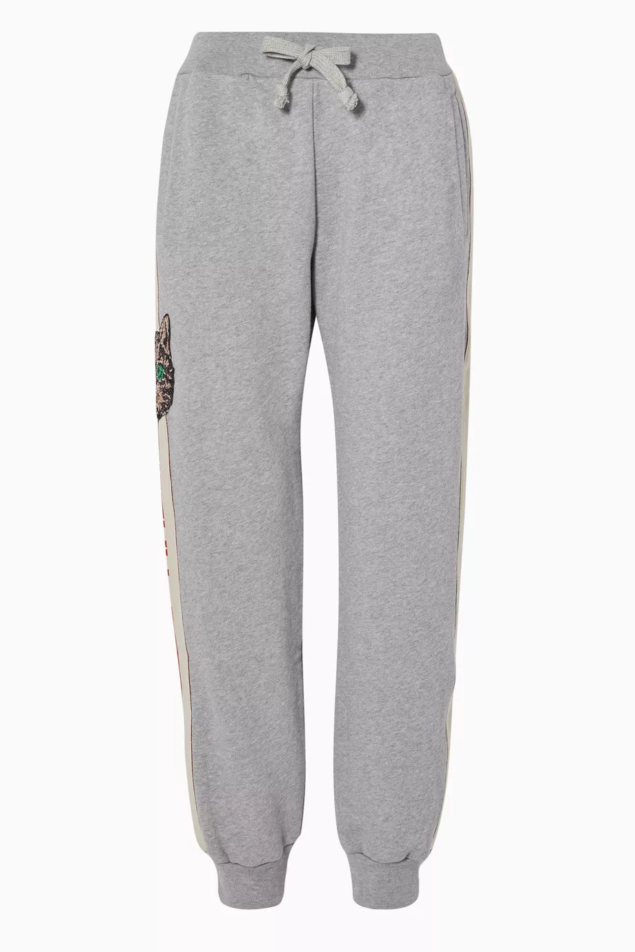 Buy Gucci Multicolour Grey Striped Cotton Jogging Pants For Women Online Ounass Saudi