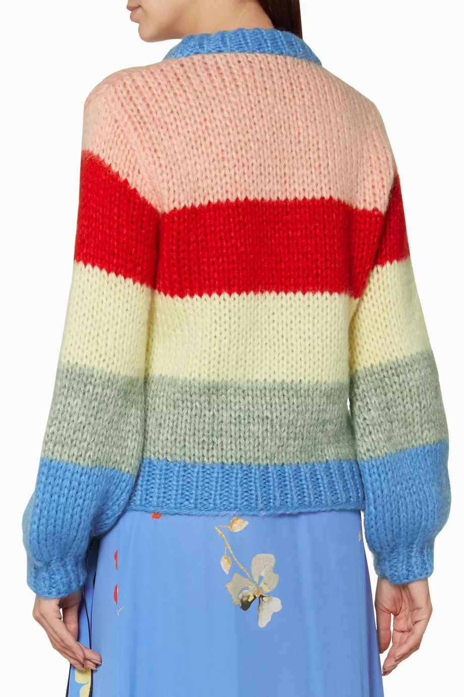 Buy Ganni Multicolour Multi-Coloured Striped The Julliard