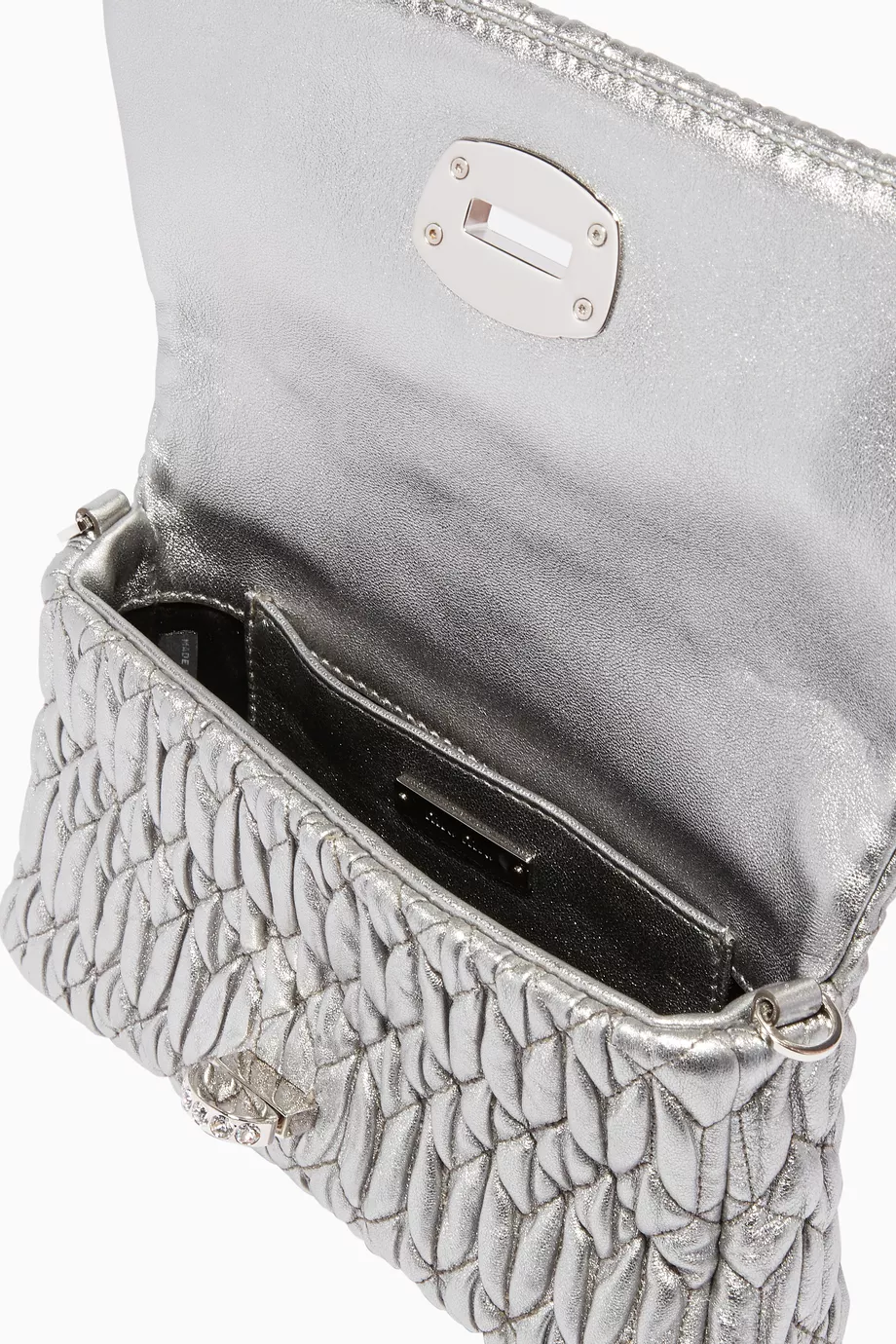 [nuuanu ] / ☆ Uni Bag / Silver ll16592_miu_miu_silver_clutch-