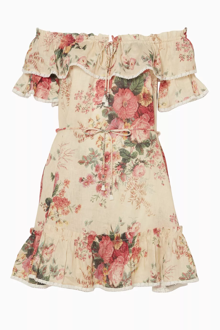 Laelia frill tier short dress clearance