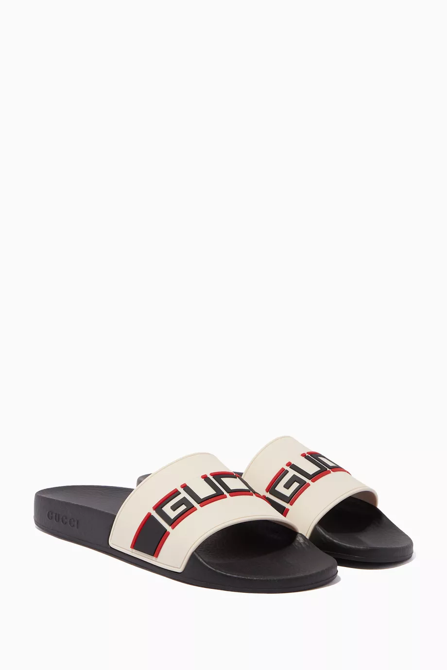 Off white gucci slides best sale
