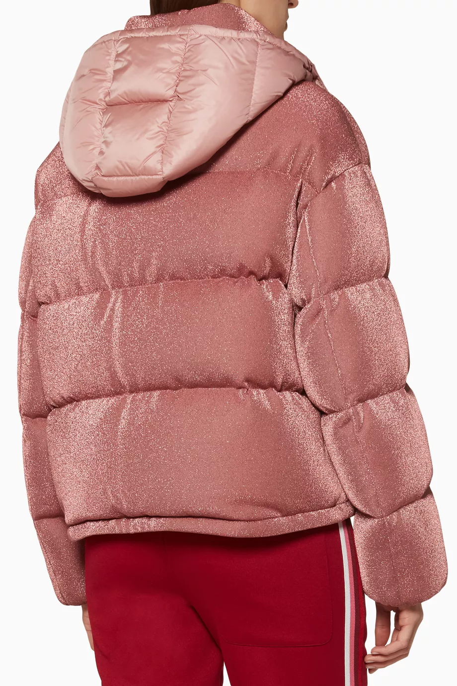 Buy Moncler Pink Pink Hooded Caille Jacket For Women Online Ounass Saudi
