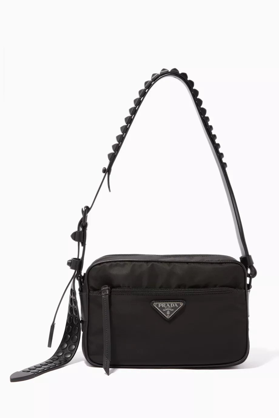 Buy Prada Black Black Vela Nylon Camera Bag For Women Online Ounass Saudi