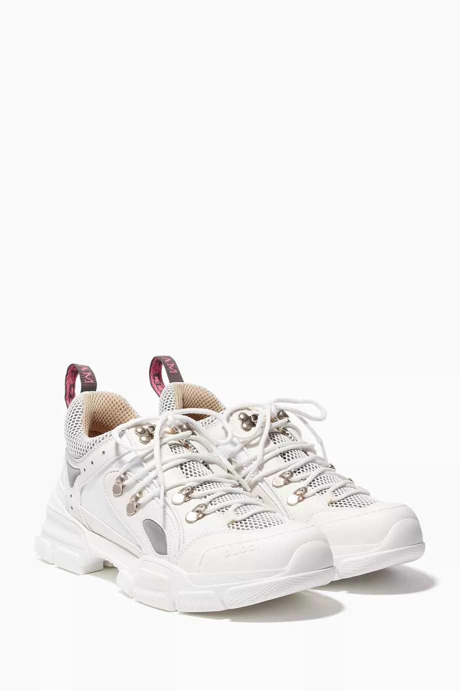Buy Gucci White White Flashtrek Sneakers For Women Online Ounass Saudi