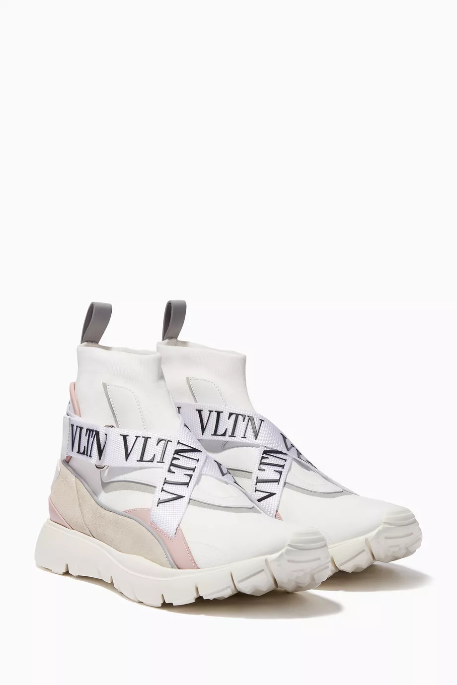 Buy Valentino Garavani White White Heroes Logo Strap Sneakers For Women Online Ounass Saudi