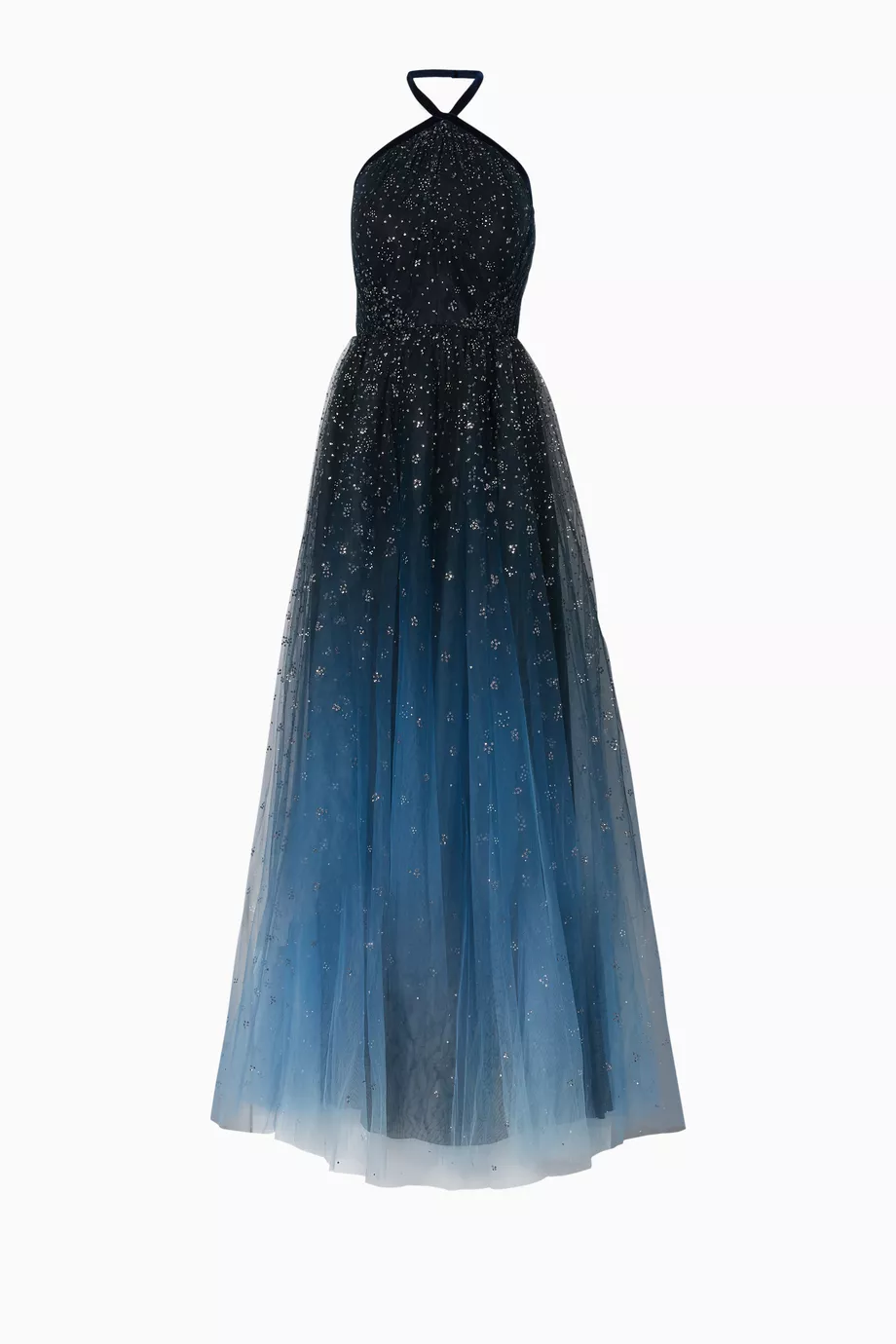 Buy Marchesa Notte Blue Navy Embellished Ombr Gown For Women Online |  Ounass Saudi