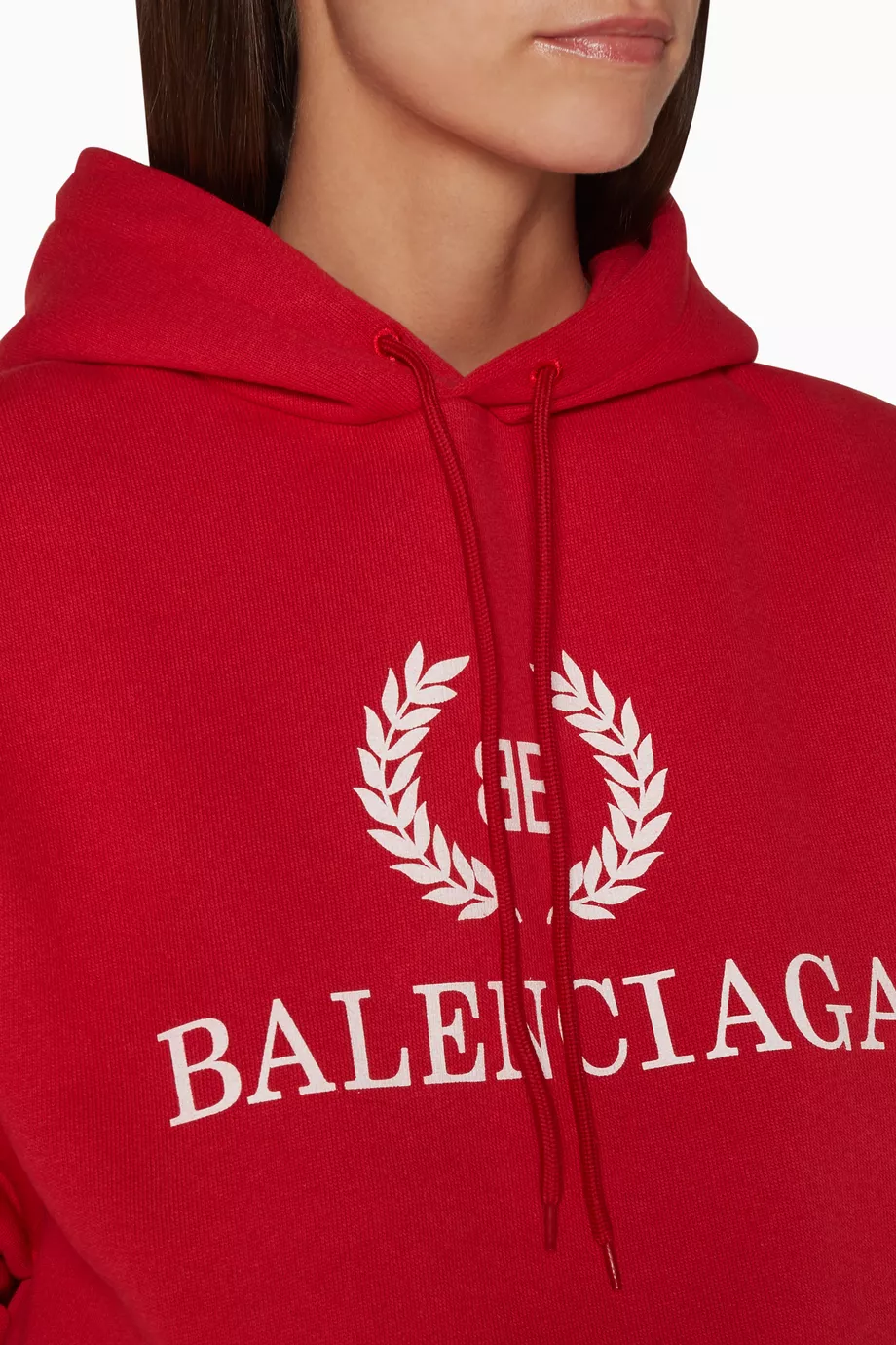 Balenciaga hoodie womens red hot sale