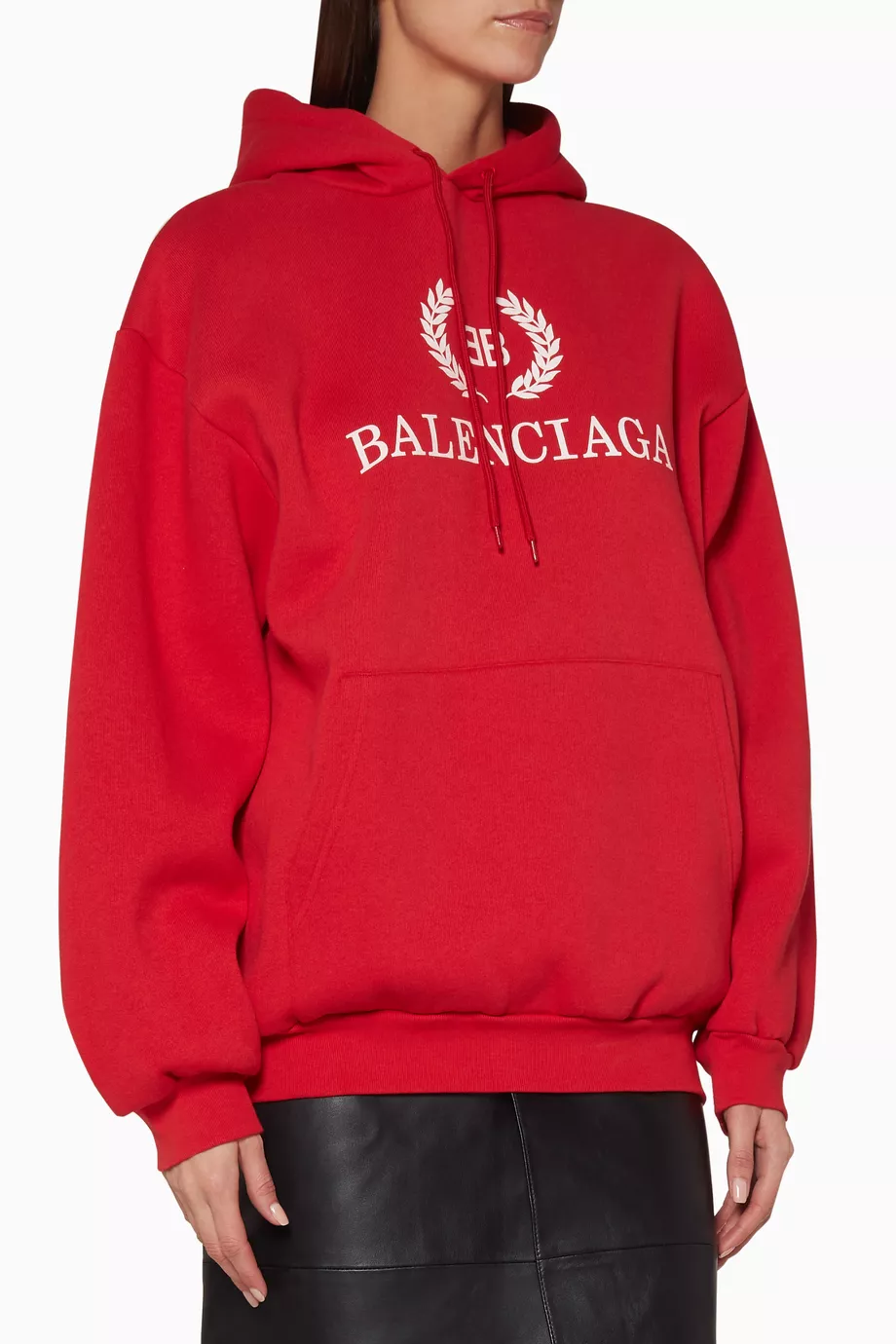 Balenciaga red sweatshirt hotsell