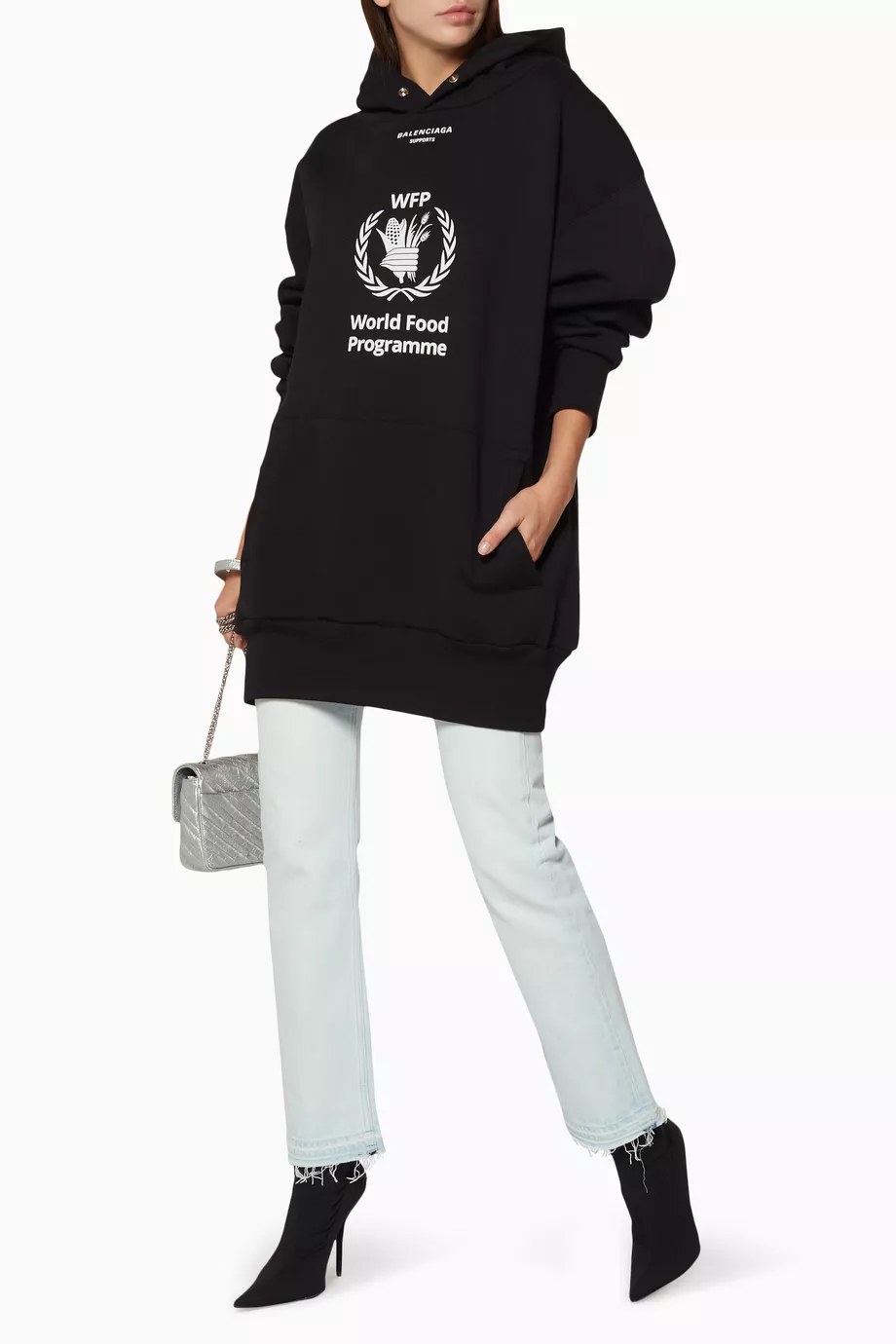 Balenciaga hoodie world food programme deals