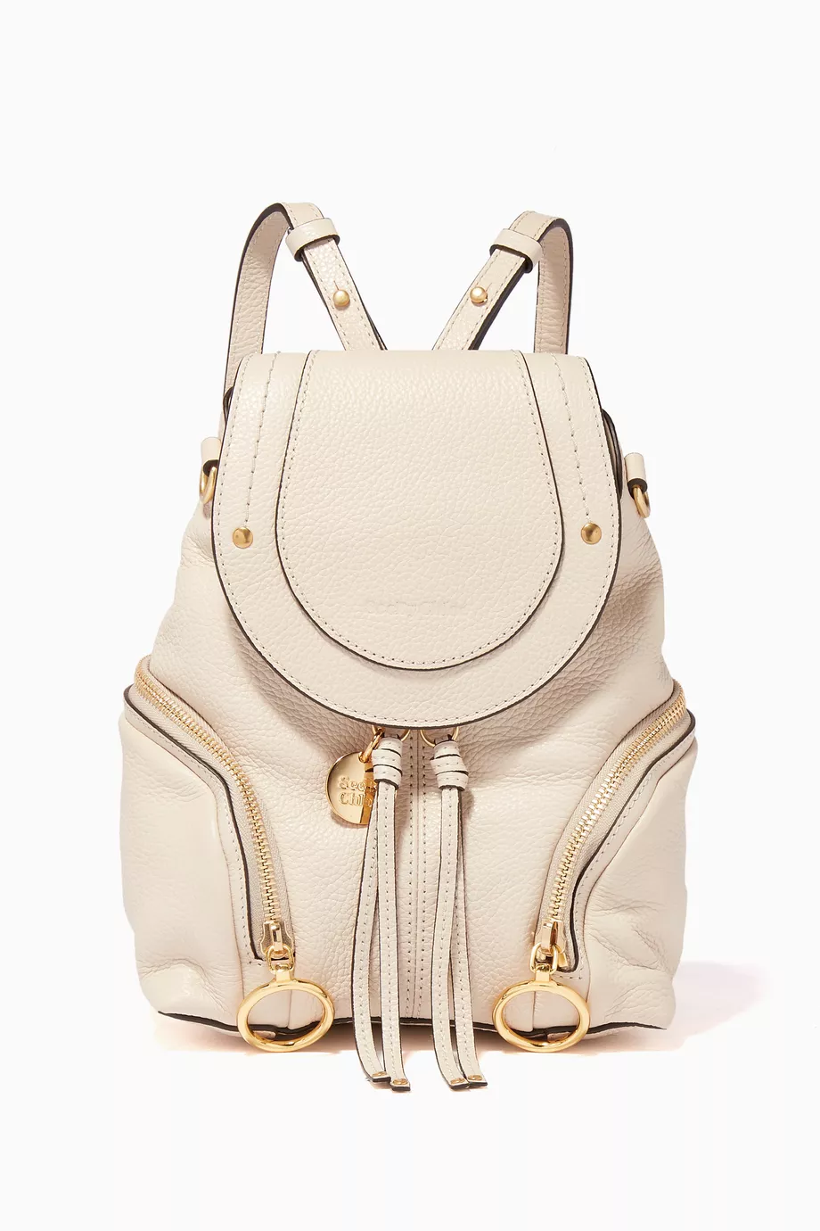 Buy See By Chlo Grey Cement-Beige Small Olga Backpack For Women Online |  Ounass Saudi
