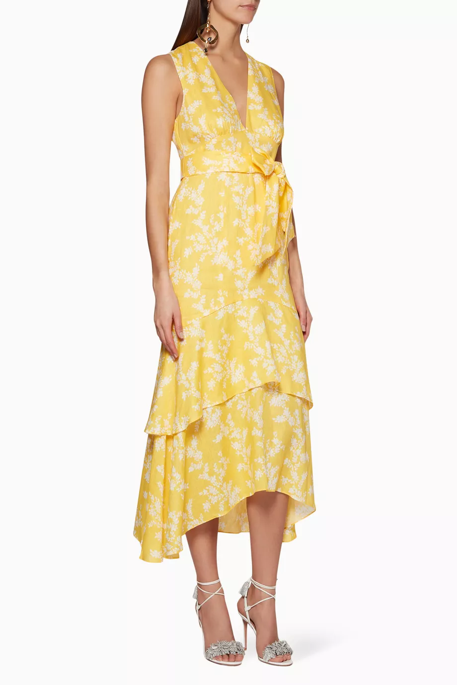 Buy Keepsake The Label Yellow Fallen Floral Dress For Women Online Ounass Saudi