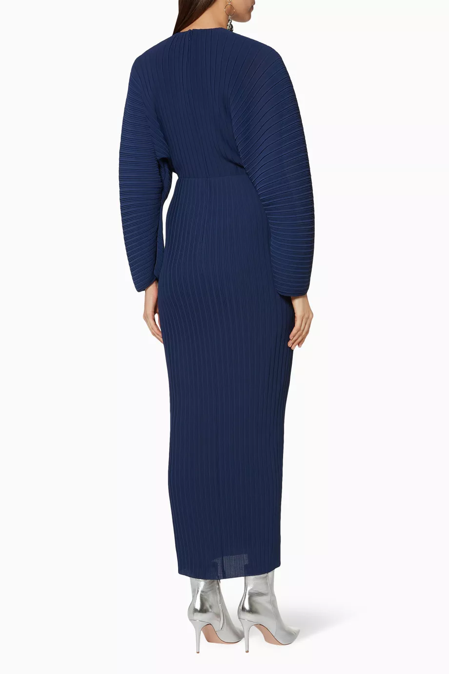 open lace back dress The Britt Maxi Dress in Arctic Blue  Solace London