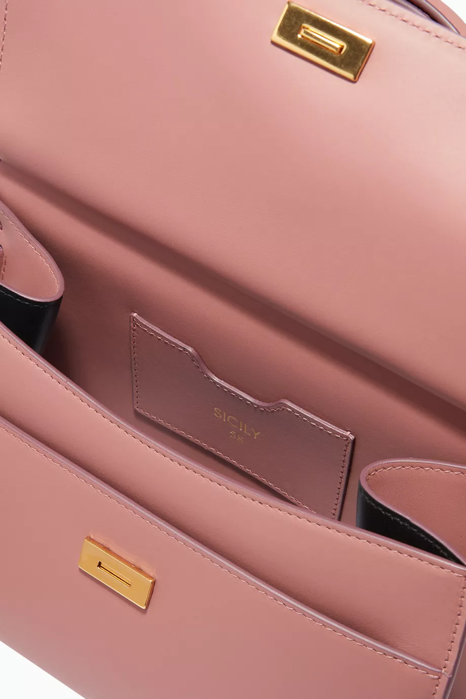 Buy Dolce Gabbana Pink Sicily 58 Small Calfskin Bag For Women