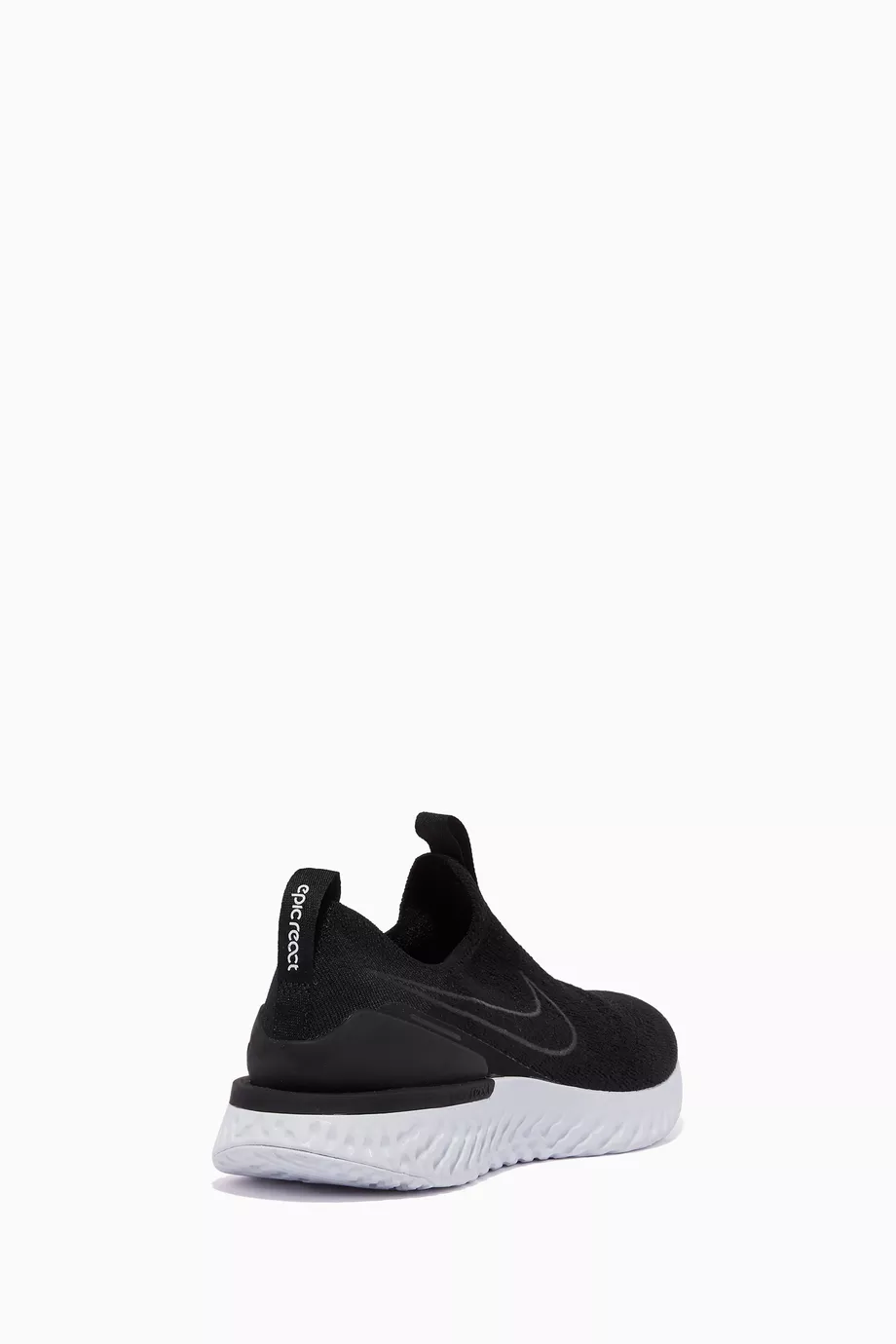 Nike epic phantom react flyknit black mens top